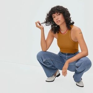 Everlane The Ribbed Cutaway Tank *NEW*